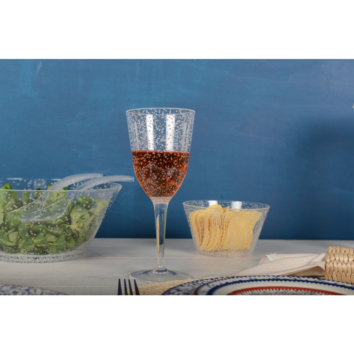 Bulle acryl wijnglazen - veel van 6 - Afbeelding 2