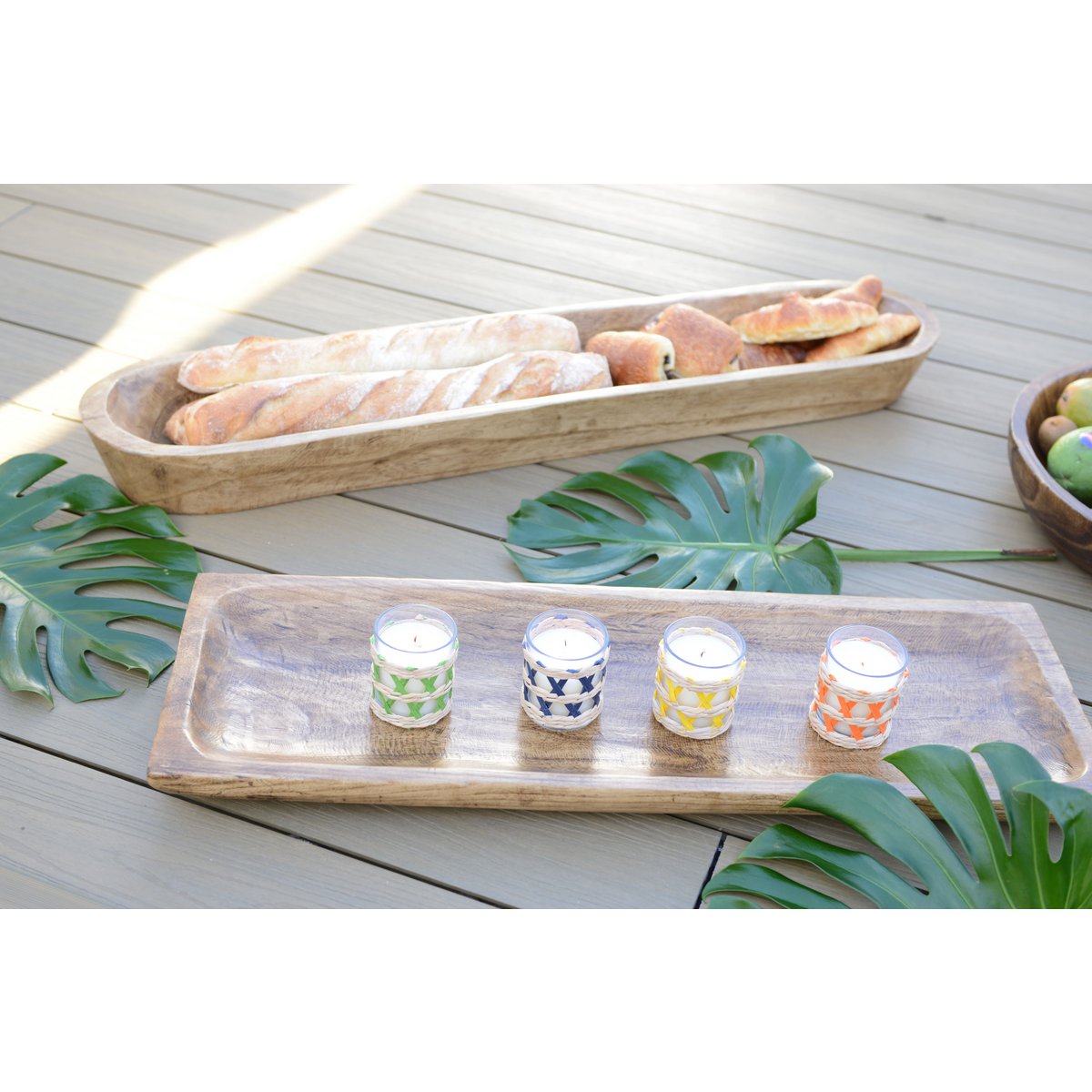 4 -Gekleurde salie Sage -kaarsen - veel van 4 - Afbeelding 3