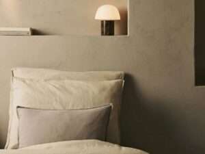 Maes Brown / Emperador Dark - Elegante marmeren oplaadbare tafellamp, tot 100 uur verlichting, stijlvol en functioneel