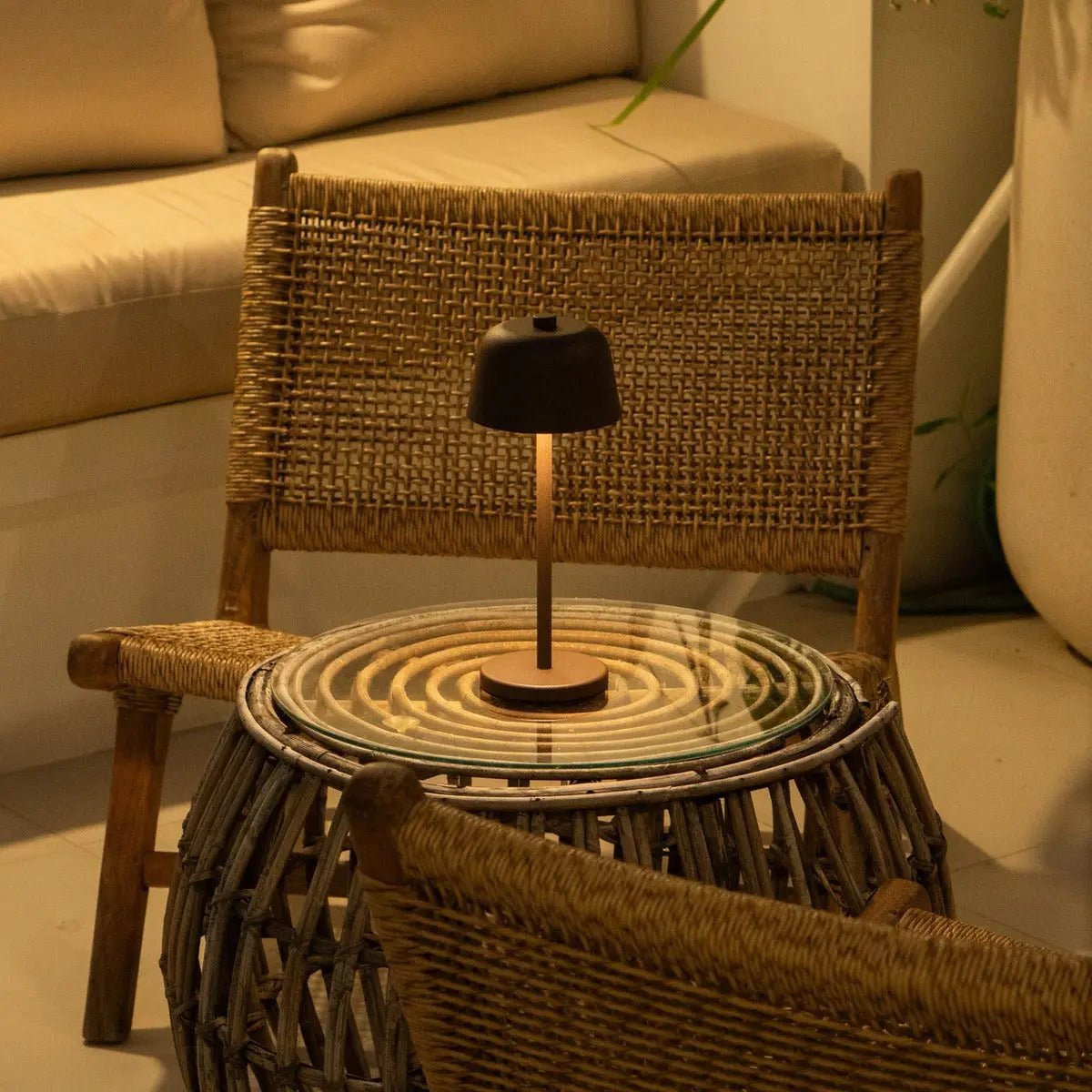 Anton Mokka Bruin Oplaadbare Tafellamp - Afbeelding 12