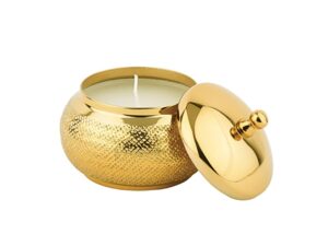 Groot model gouden ronde kaars