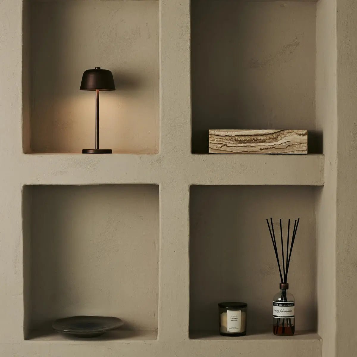 Anton Espresso Brown oplaadbare tafellamp | Stijlvolle en draadloze verlichting - Afbeelding 7