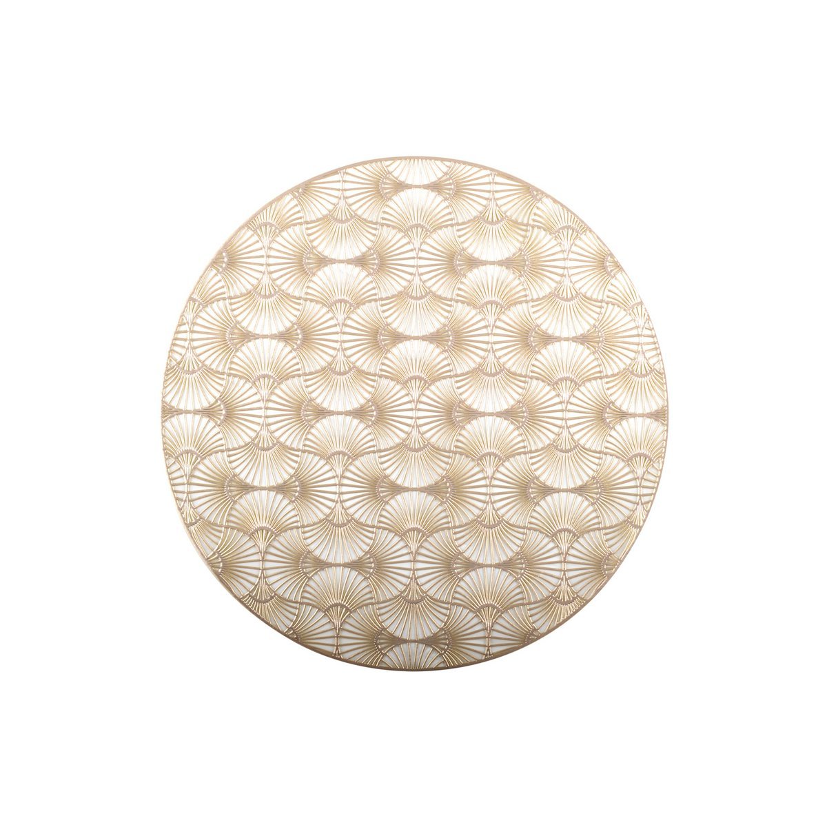 Ginkgo gouden ronde plaat