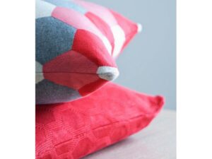 Herdis kussen-dek rood