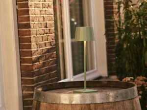 William Sage groene oplaadbare tafellamp – USB-C, dimbaar, batterij met een levensduur van 120 uur