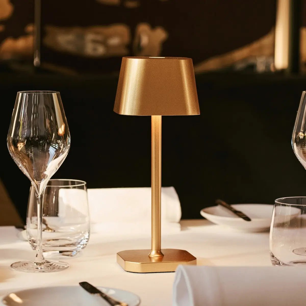 Ava Goud Oplaadbare Tafellamp - Afbeelding 4