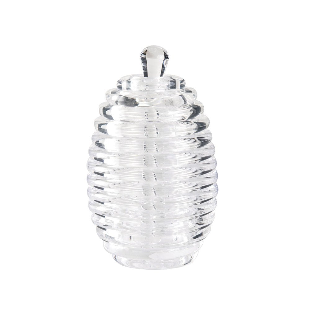 Honingpot met acryllepel 8,8x8,8x15 cm