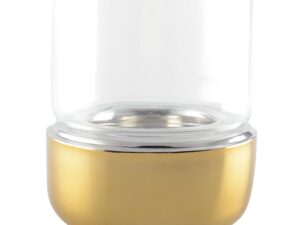 Dubbele muur gouden fotofoor 16x16x26cm