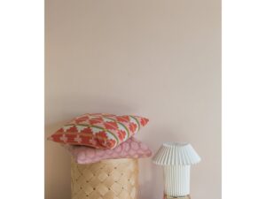 Alf Kussensloop Rood, zacht jacquard gebreid katoen