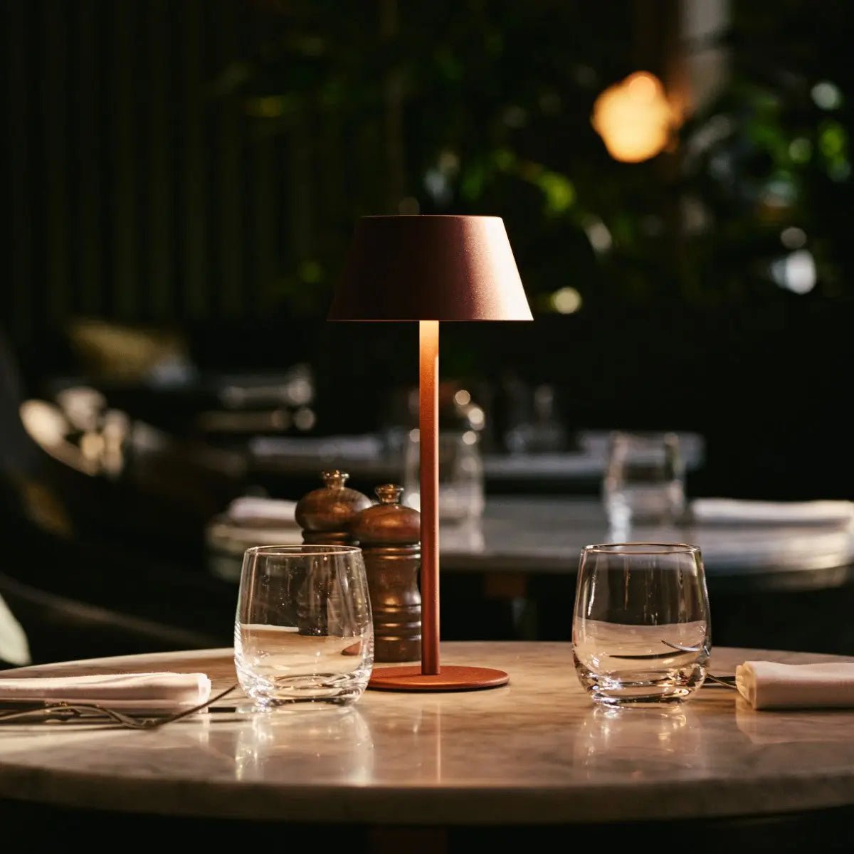 Milou Bronze - Tafellamp zonder kabel L Modern, Design & 3 Light Modi - Afbeelding 9