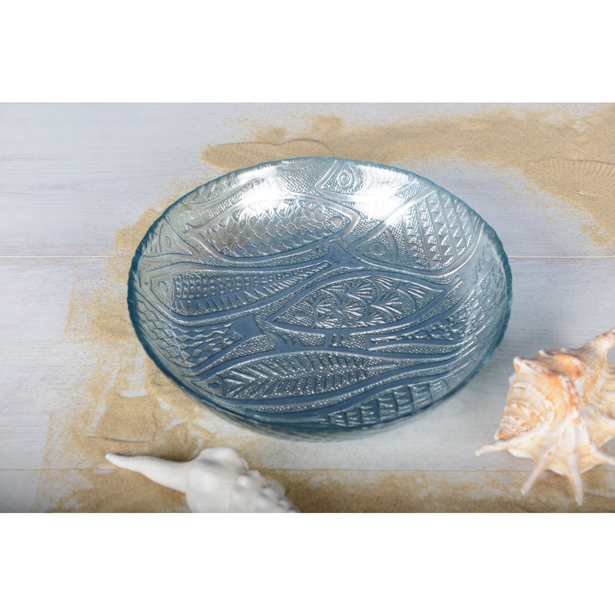 SALADIER POISSON BLEU CLAIR 25.2CM - Afbeelding 2