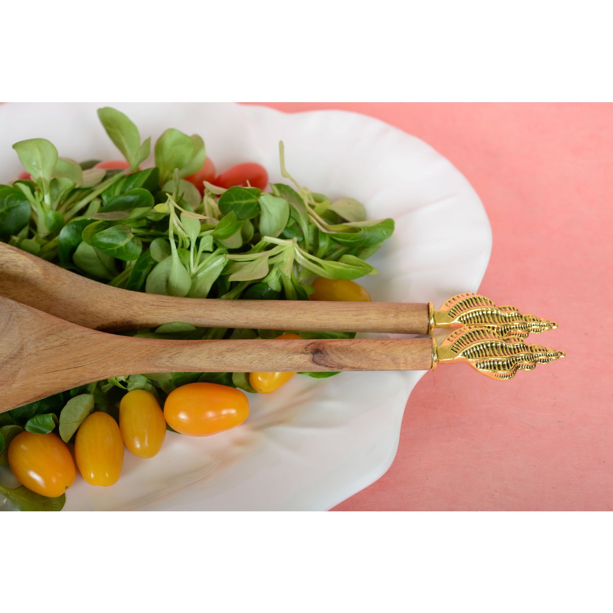 Wit ovaal gerecht in melamine 50x40x2cm - Afbeelding 2