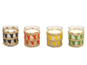 4 -Gekleurde salie Sage -kaarsen - veel van 4