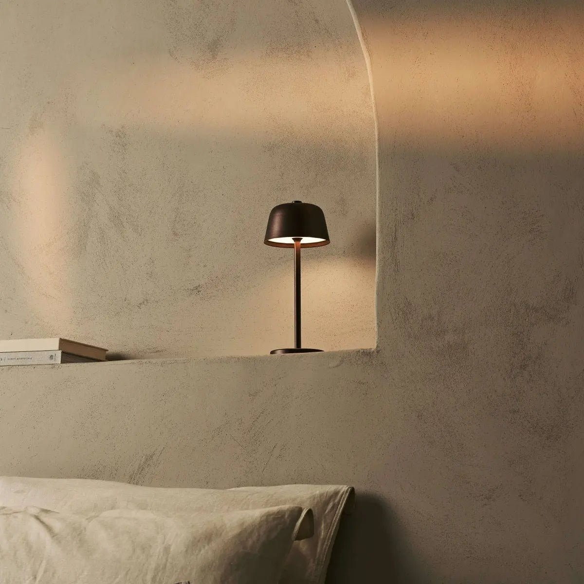 Anton Espresso Brown oplaadbare tafellamp | Stijlvolle en draadloze verlichting - Afbeelding 9