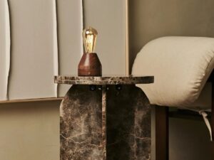 ZAVI WALNAUT Oplaadbare LED-tafellamp-Draadloos, dimpelbare, 100-uur batterij