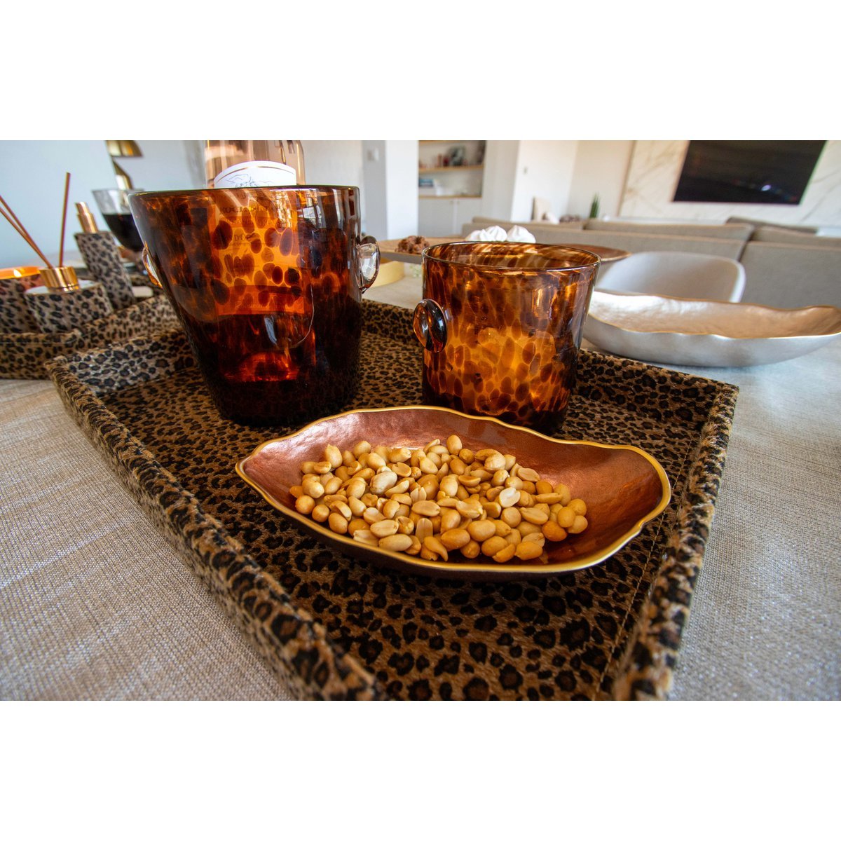 Doré Brown Oval Cup 23x13cm - Afbeelding 3