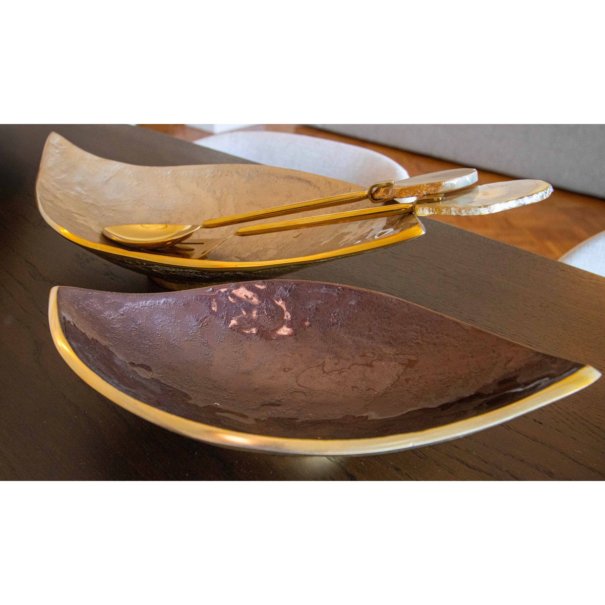 30x15.5x7cm bruine decoratieve snit - Afbeelding 2