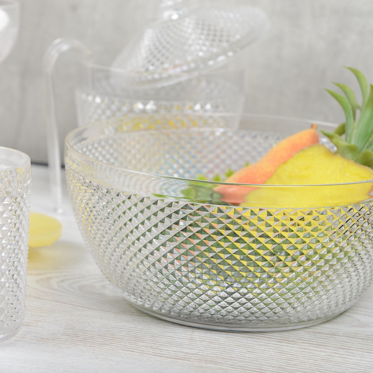 Transparante diamant acrylkom - Afbeelding 2