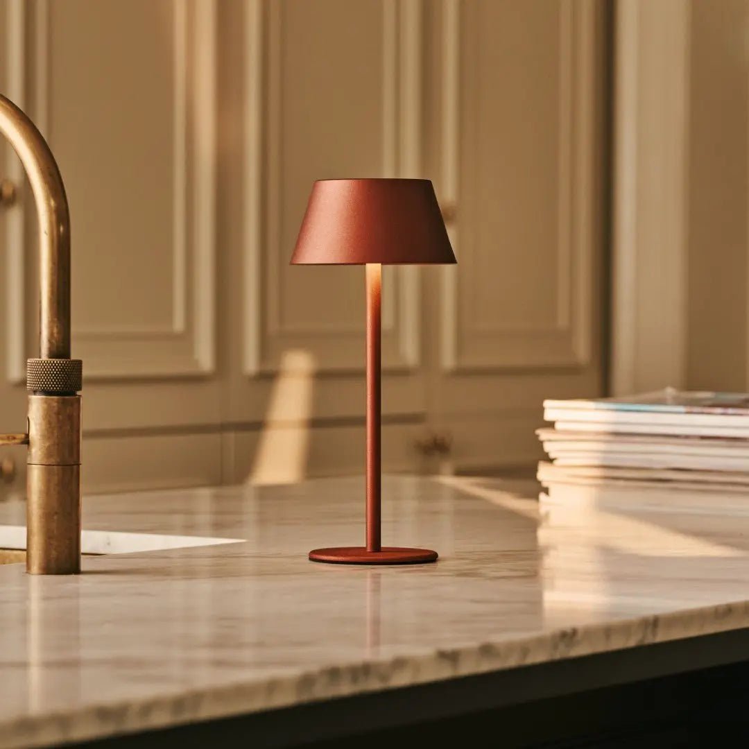 Milou Bronze - Tafellamp zonder kabel L Modern, Design & 3 Light Modi - Afbeelding 7