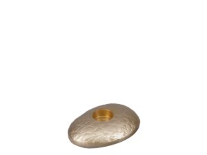 8x6.5x3,5 cm witte aluminium kandelaar