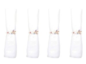 Set van 4 cirkels diamanten handdoeken