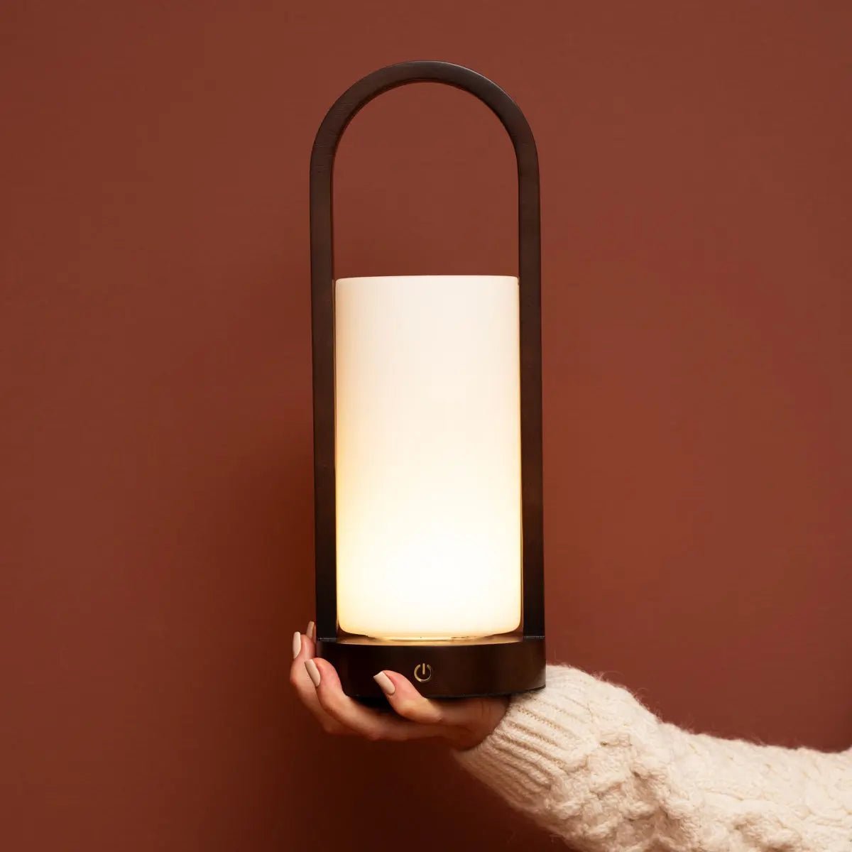 Evie Donkerbruine Oplaadbare Houten Tafellamp – Dimbaar & Snoerloos - Afbeelding 10