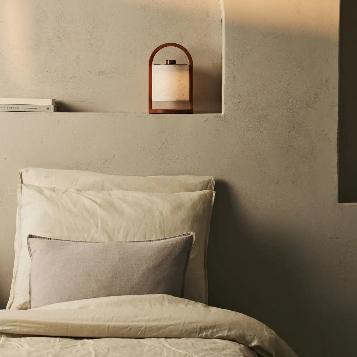 Rivierkastanje houten oplaadbare lamp - dimbaar en draadloos licht - Afbeelding 5