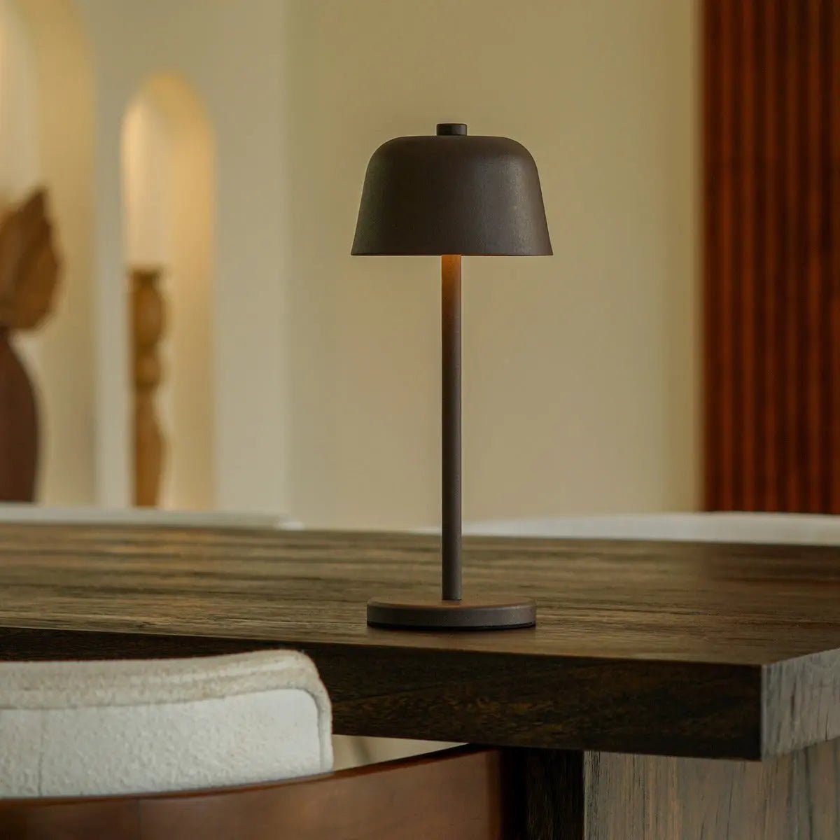 Anton Mokka Bruin Oplaadbare Tafellamp - Afbeelding 10