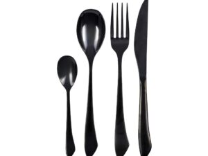 Huisvrouw 24 stuks zwart briljant