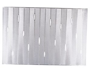 ZILVEREN RECHTHOEKIGE PLAAT ONDER