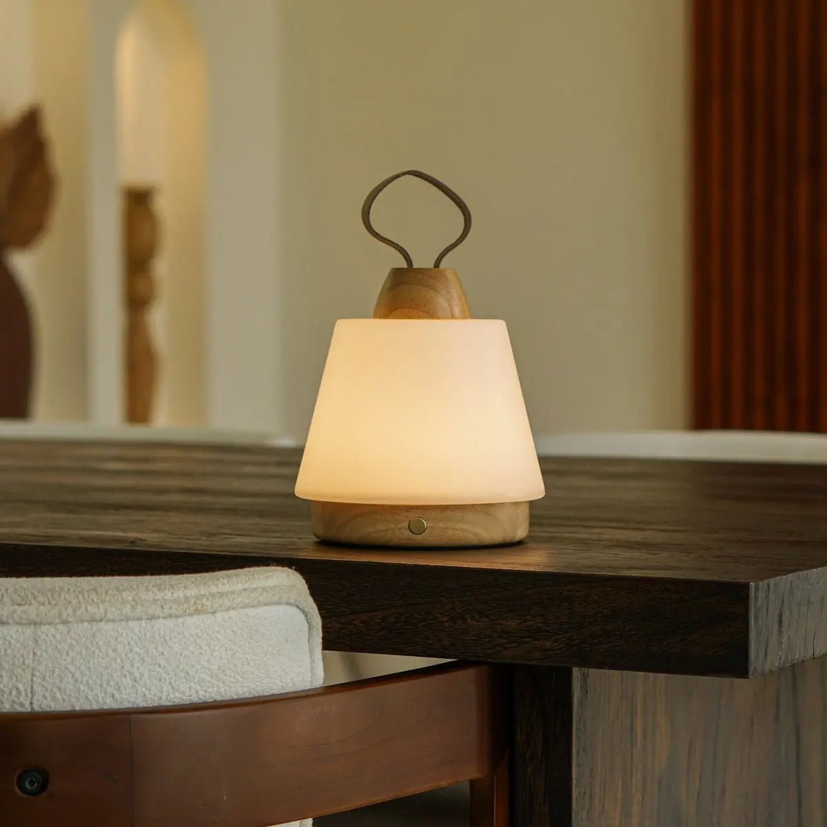 Liv lichtbruine oplaadbare lamp - Afbeelding 11