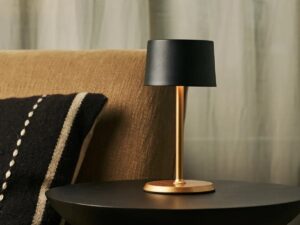 David Black & Gold oplaadbare tafellamp 2 op 1 met verstelbare hoogte - dimbaar en draadloos met 120 uur batterij