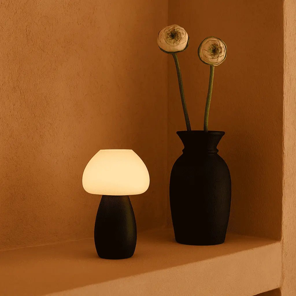 Bear Dark Bruin Stijlvol oplaadbare lamp-draadloos, dimbaar, milieuvriendelijk ontwerp - Afbeelding 4