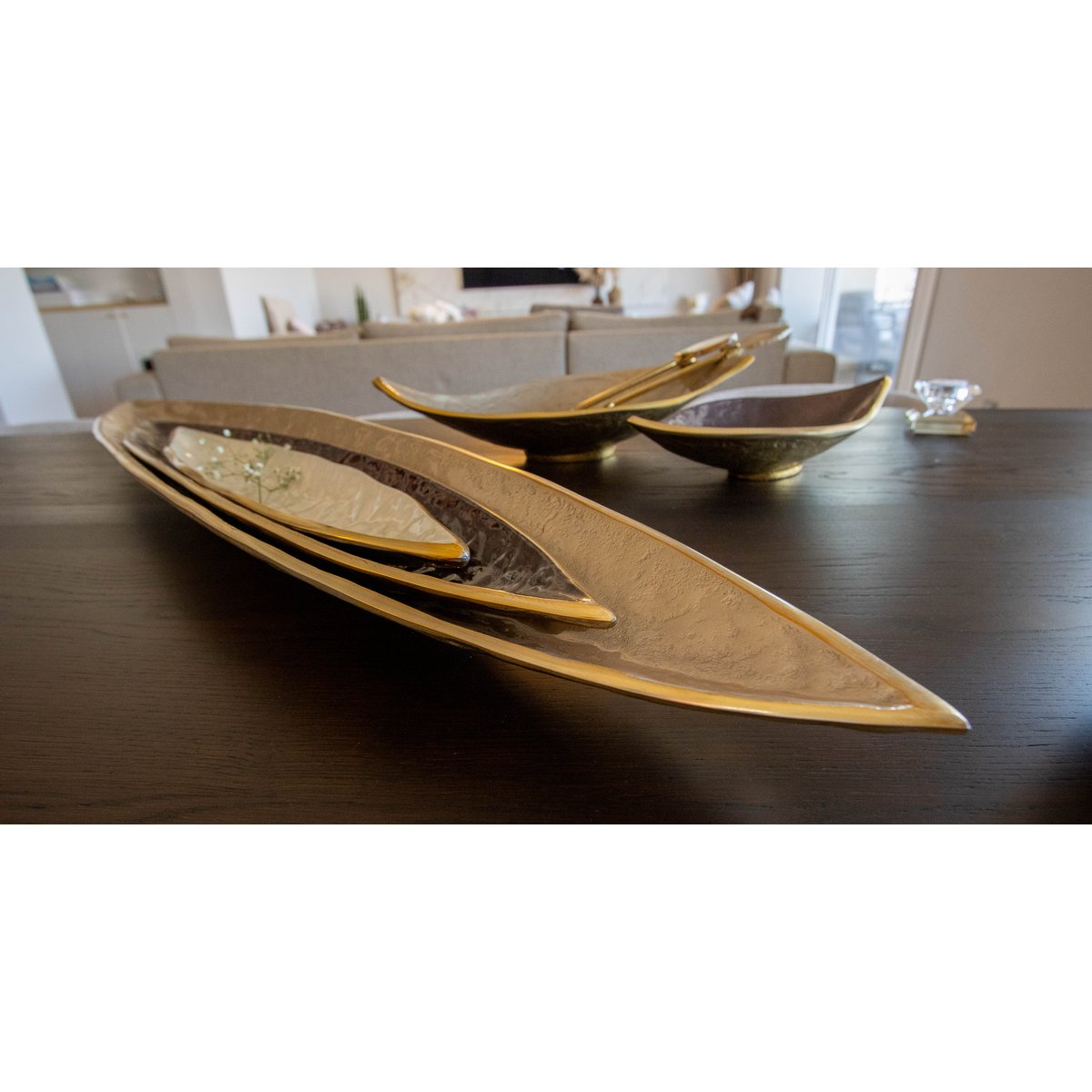 Aluminium bruin decoratief snit 69,5x14x4,5 cm - Afbeelding 4