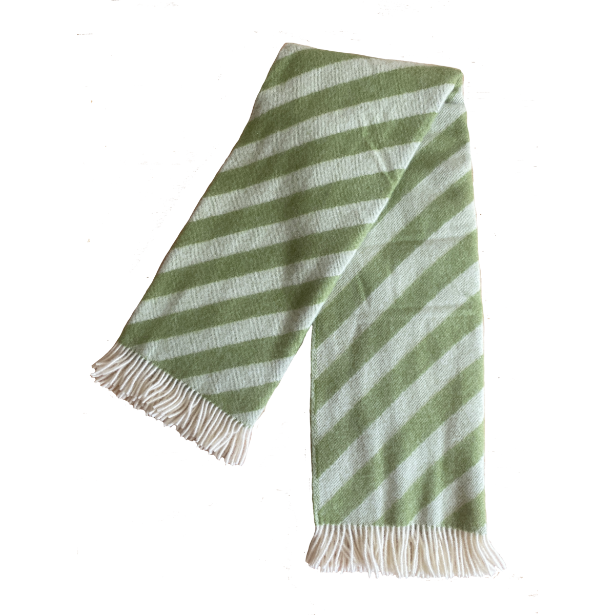 Filip Wool Green Zachte lichtgewicht pure Noorse wollen deken - Afbeelding 2