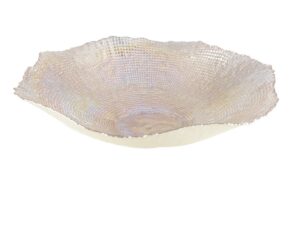 Aulica grote fruitschaal Ambré 42 x 42 x 8 cm