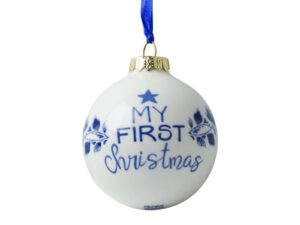 Kerstbal My First Christmas 7 cm