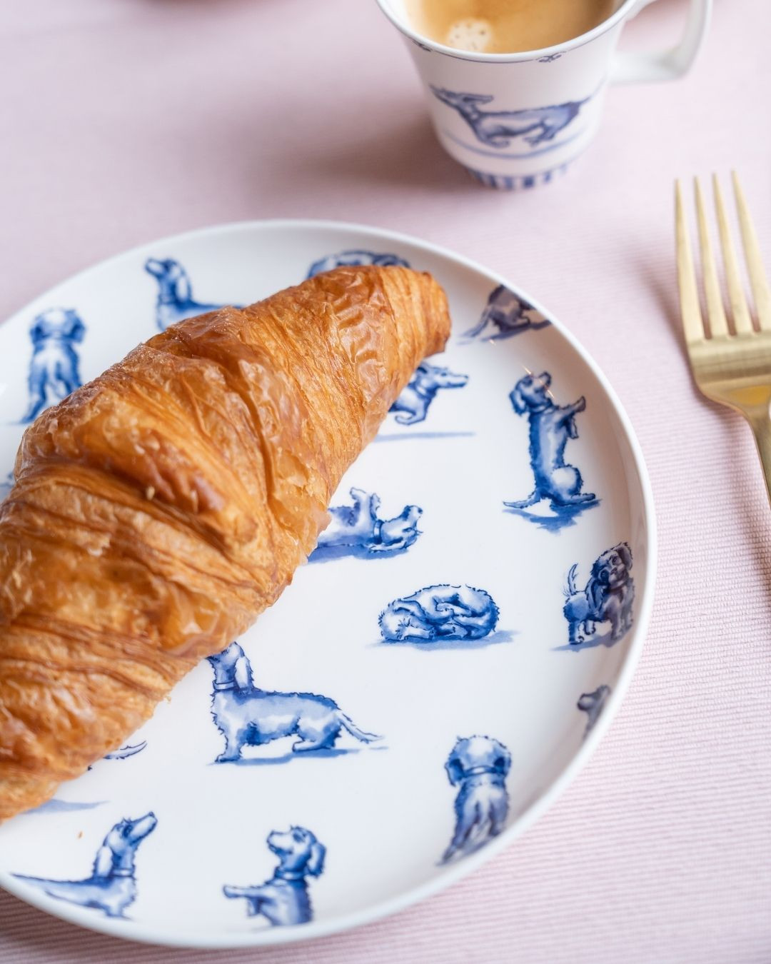 Ontbijtbord Teckel Nhaan - Afbeelding 2