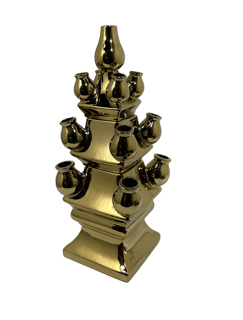 Tulpenvaas 3-delig Goud XL - Afbeelding 4