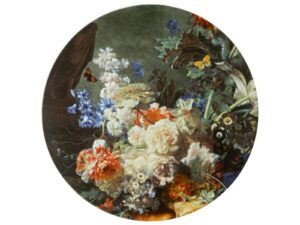 Wandbord met bloemstilleven 42 cm