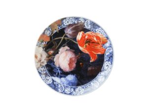 Wandbord Bloemen van de Gouden Eeuw, Medium 20,5 cm
