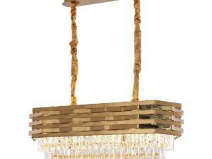 Hanglamp Crystal Gold  80x30cm