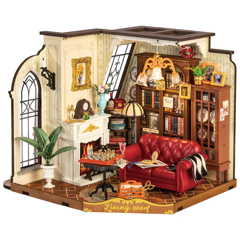 Rolife DIY Miniature House Catherine's Living Room DG175