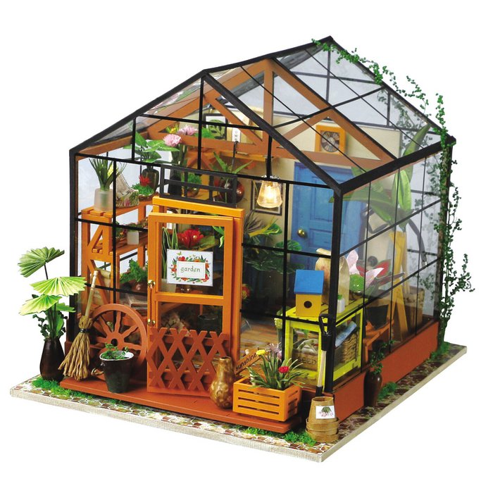Rolife DIY modelbouw Miniatuur bouwpakket Cathy's Flower House, DG104