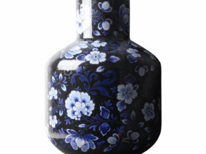 Hoge bolvaas zwart, 35 cm