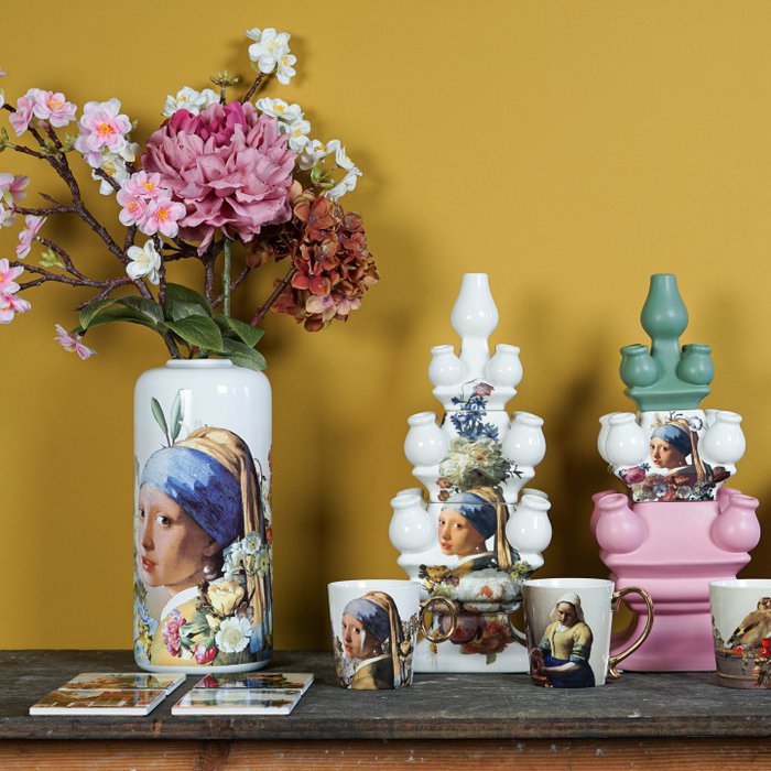 Tulpenvaas 3-delig Vermeer 40 cm - Afbeelding 2