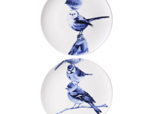 Wandbord Stapeltje Vogels Tweeluik