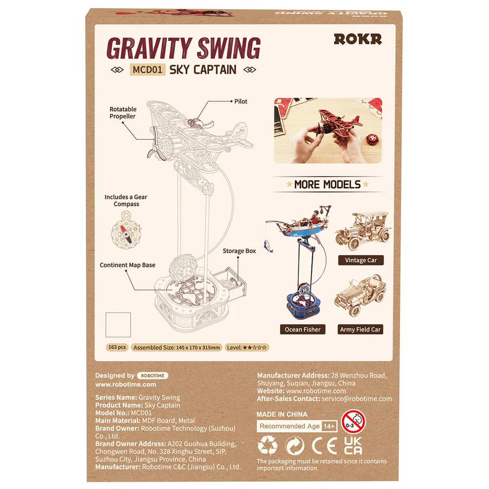 Robotime, ROKR Sky Captain MCD01 - Afbeelding 6