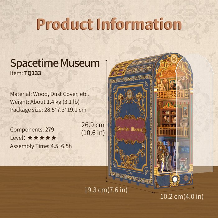 DIY Book Nook Kit Spacetime Museum - Afbeelding 5