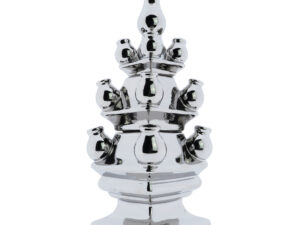 Tulpenvaas Stapelgekte-Chroom , 40 cm